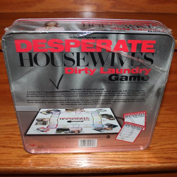 3/$55❤️sealed Desperate Housewives Dirty Laundry board game Collector's Tin Box - Picture 7 of 11